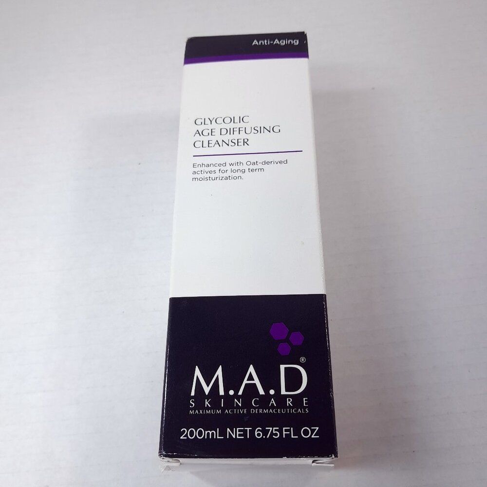 NEW MAD Skincare Glycolic‎ Age Diffusing Cleanser Anti-Aging Wash 6.75 oz x7/24